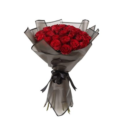 50 red roses